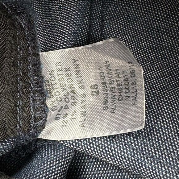 Gap 1969 Alaways Skinny Stretch Jeans Medium Wash Mid Rise Womens Size 28 29x27 - Picture 6 of 10